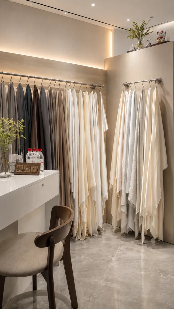 Dongnan Textile fabric display
